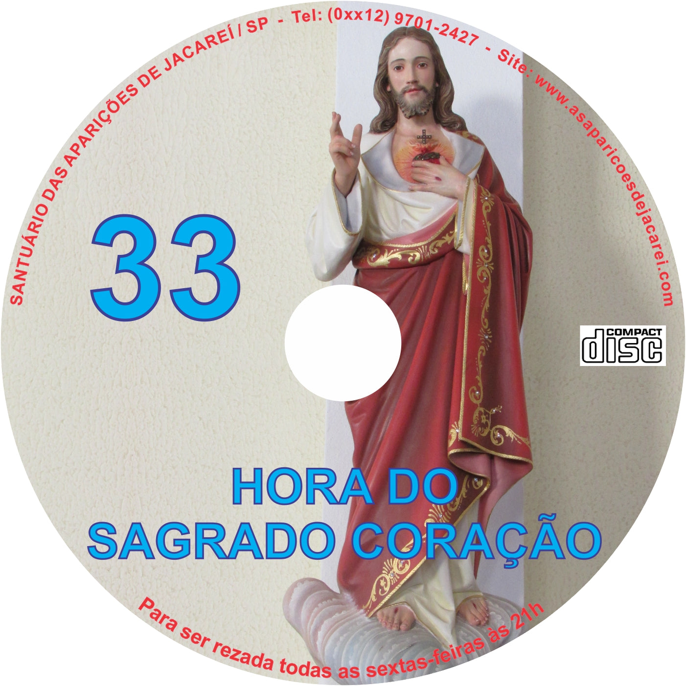 CD Hora do Sagrado Coração 33 CD Hora do Sagrado Coração 33
